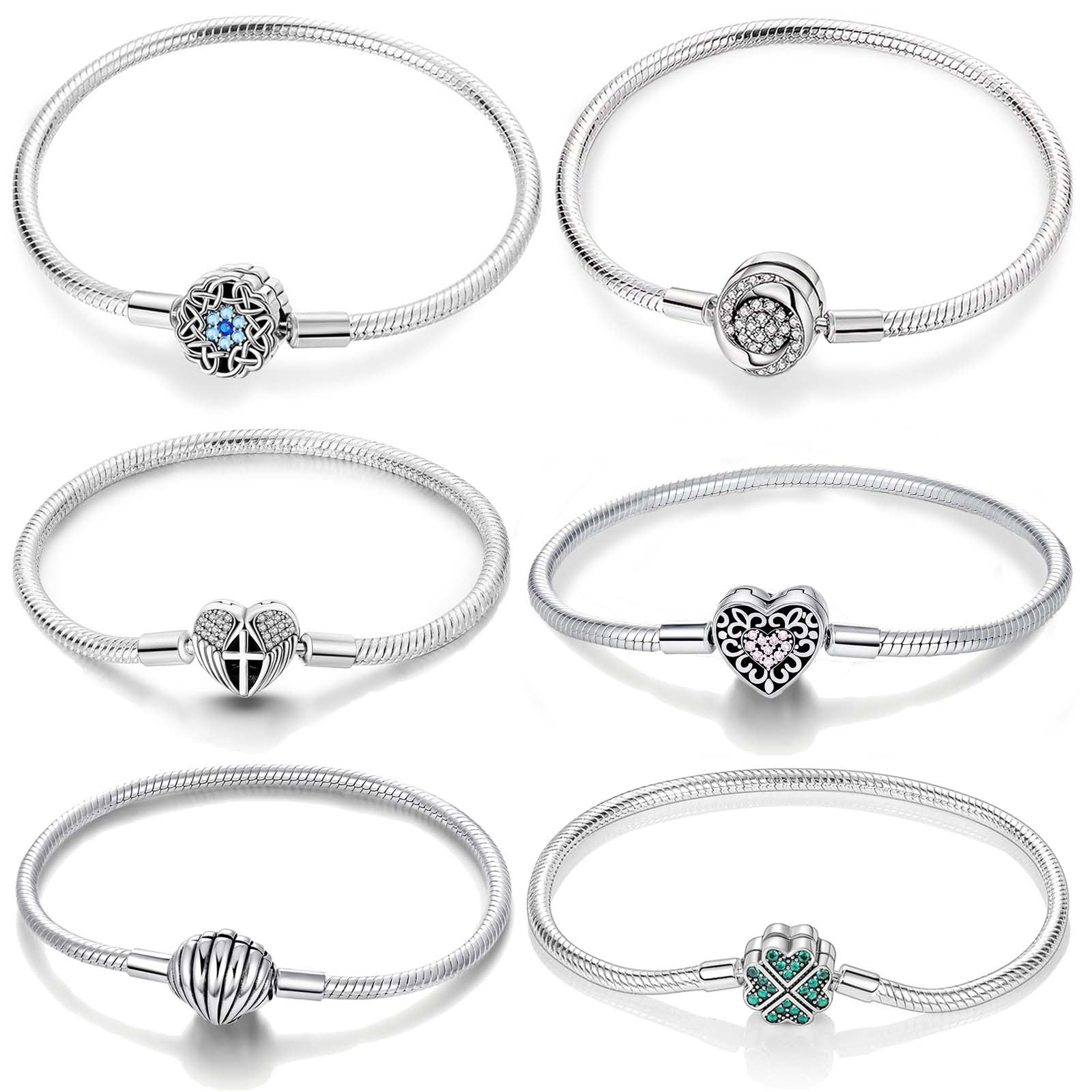 925-Silver-Plated Woven Heart Basic Bracelet Fashionable And Minimalist 12851c2e6a6b8ca8bda37d46dcd5ab4d