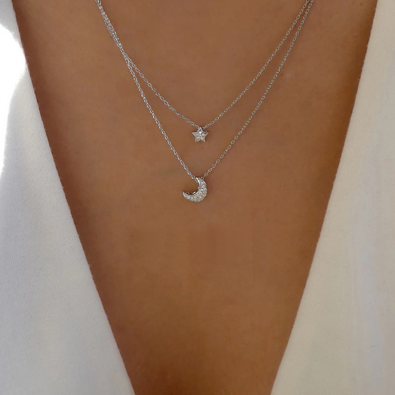 Waterdrop Pendant Vintage Womens Clavicle Chain 7bec2fbecb82916fc7970f4a97393cf2