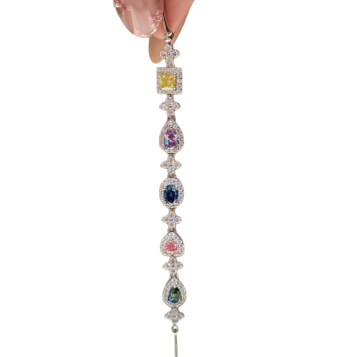 Exquisite Bracelet Inlaid With Colorful Gemstones e881c782c84c1a65f9910d60f158263a