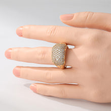 Synthetic Rainbow Zircon Ring Wedding Party