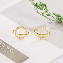 Minimalist Planet Stud Earrings For WomenHigh-EndNicheAnd DesignerInspired