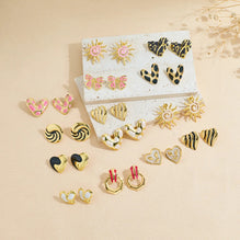 Stainless Steel Oil-dripping Women's Earrings