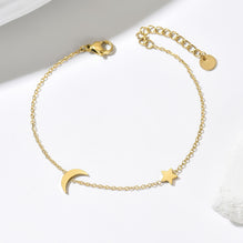 14k Gold Y-shaped Necklace And Polished Bracelet Set