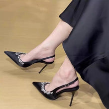 Fashion Party Shoes Sexy Black Thin Heel High Heels Women