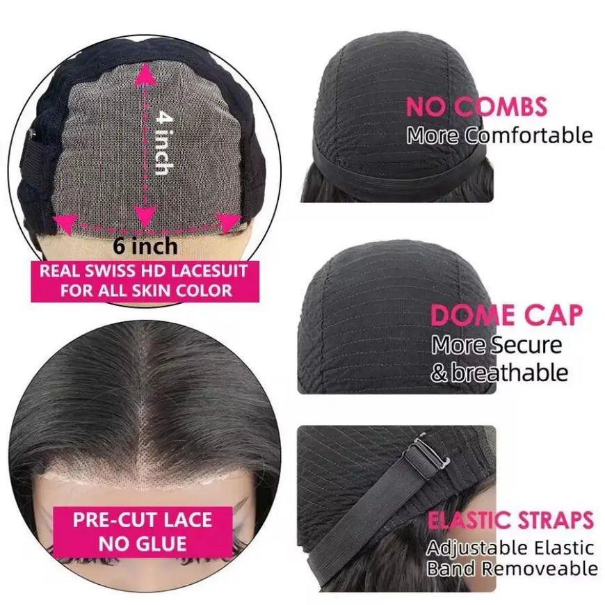 Glueless Deep Wave Human Hair Wigs
