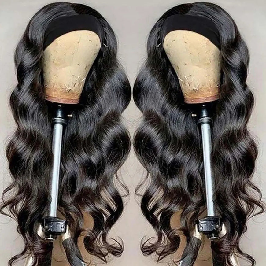30 40 Inch Headband Wig Human Hair Body Wave Wig 200% Density Remy Human Hair Wigs For Black Women Brazilian Ready To Wear Wig