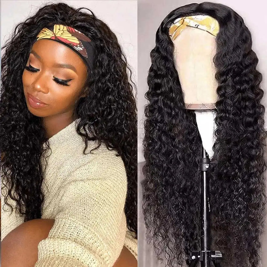 30 40 Inch Headband Wig Human Hair Body Wave Wig 200% Density Remy Human Hair Wigs For Black Women Brazilian Ready To Wear Wig