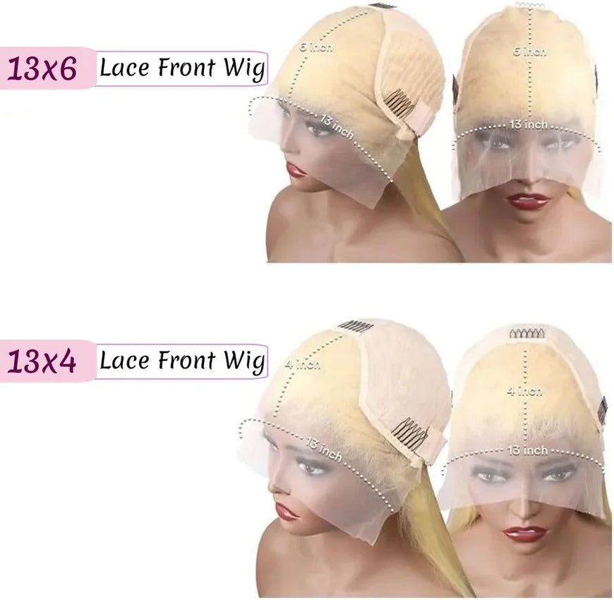 613 Body Wave Human Hair Wig 13x6 Hd Lace Frontal Wig Pre Plucked Brazilian 30 inch Blonde 613 Lace Front Wigs 13x4 Lace Wig