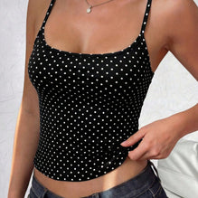 Casual Resort Sling Vest Womens Top