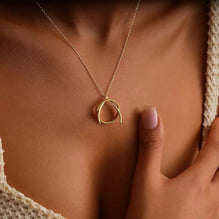 Minimalist Versatile Treebranch Pendant And Ring Setting Necklace